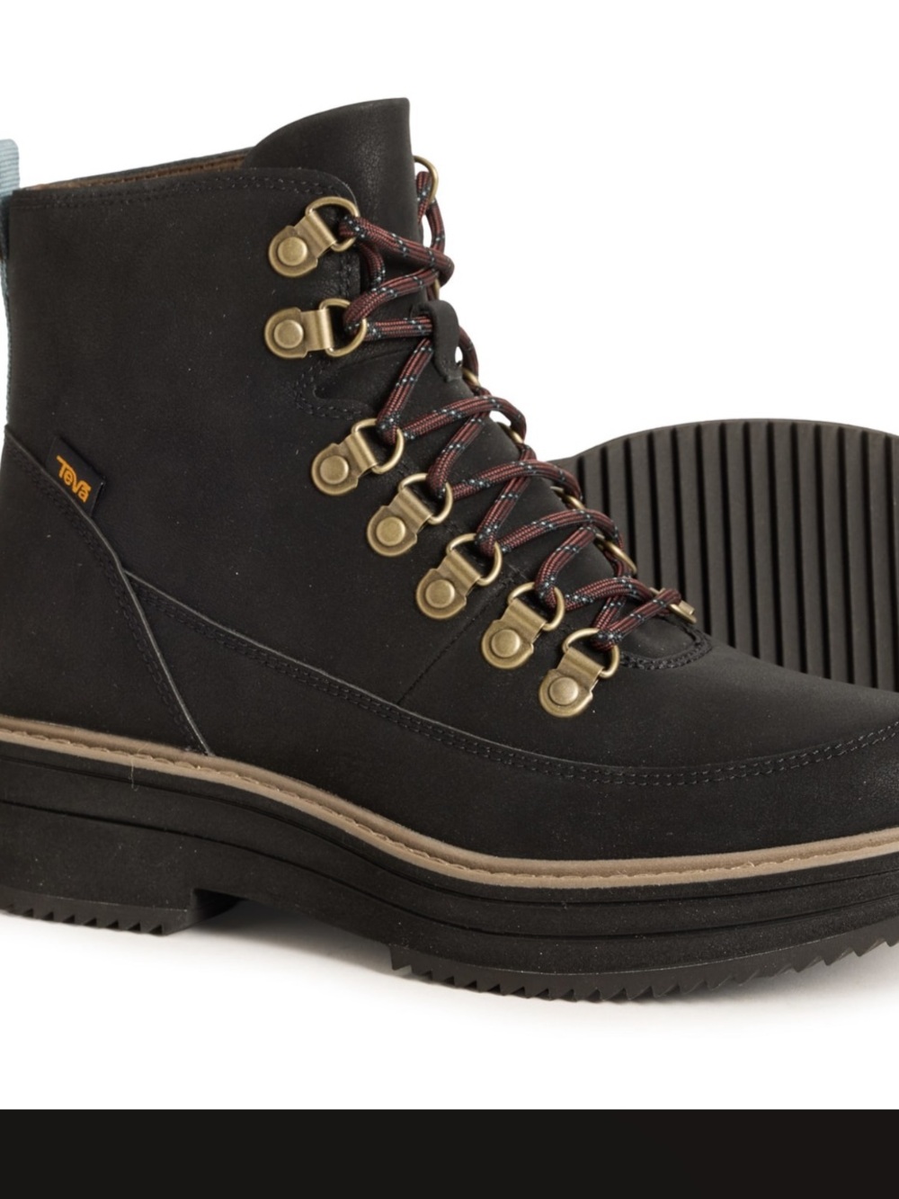 Teva Women's Midform Boots Black 5.5 Hiking Boots